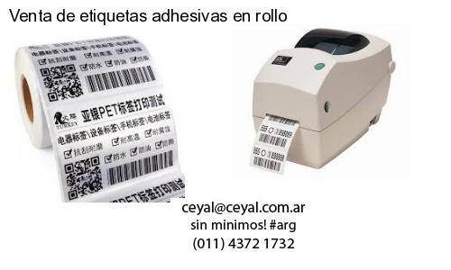 Venta de etiquetas adhesivas en rollo