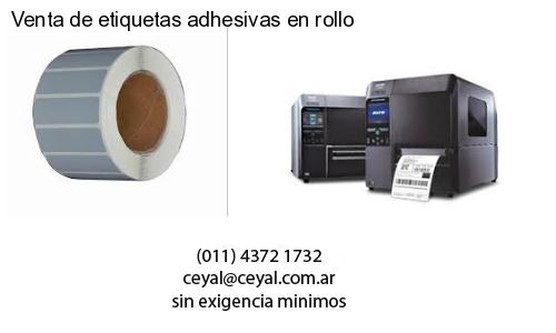 Venta de etiquetas adhesivas en rollo