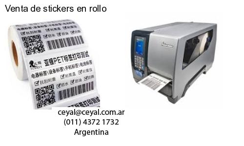 Venta de stickers en rollo