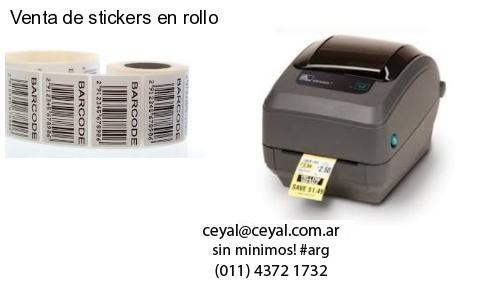 Venta de stickers en rollo