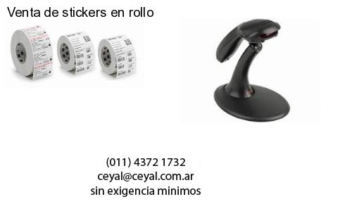 Venta de stickers en rollo