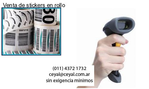 Venta de stickers en rollo