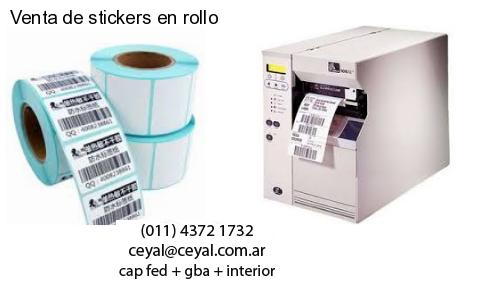 Venta de stickers en rollo