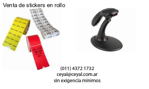 Venta de stickers en rollo