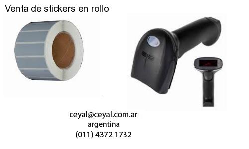 Venta de stickers en rollo