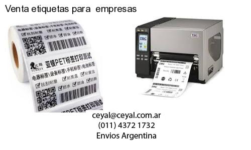 Venta etiquetas para  empresas