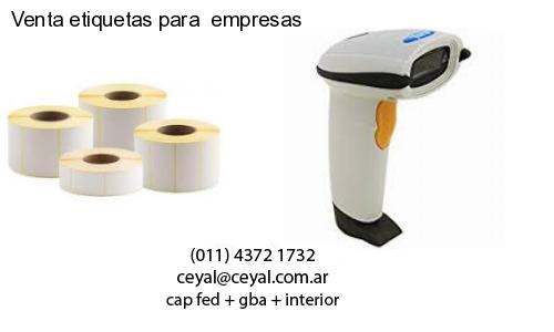 Venta etiquetas para  empresas