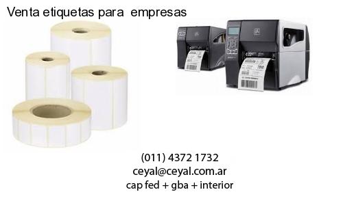 Venta etiquetas para  empresas