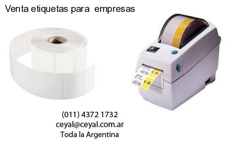 Venta etiquetas para  empresas