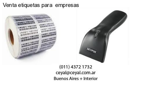 Venta etiquetas para  empresas