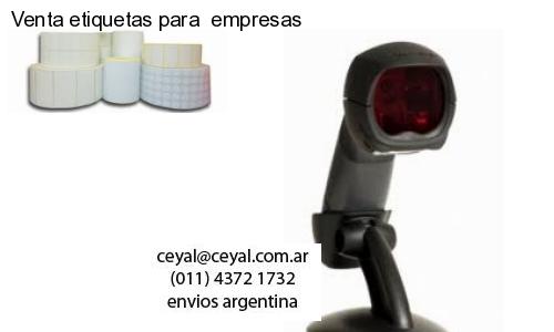 Venta etiquetas para  empresas