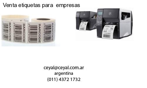 Venta etiquetas para empresas