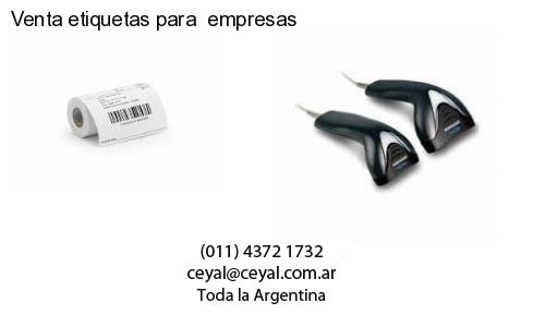 Venta etiquetas para  empresas