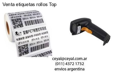 Venta etiquetas rollos Top