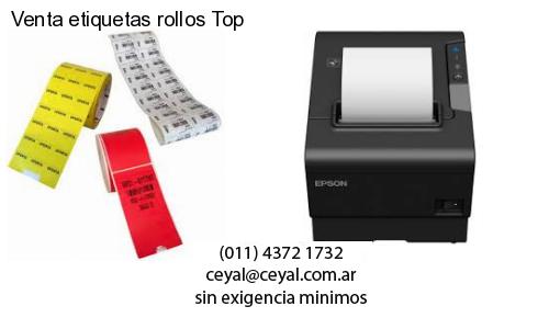 Venta etiquetas rollos Top
