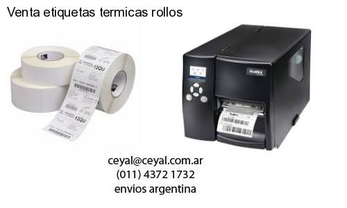 Venta etiquetas termicas rollos