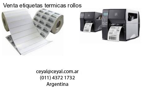 Venta etiquetas termicas rollos