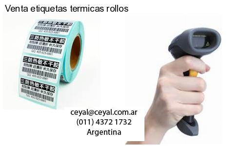 Venta etiquetas termicas rollos