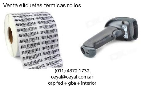 Venta etiquetas termicas rollos