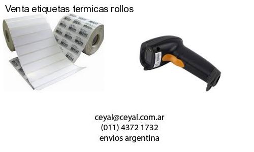 Venta etiquetas termicas rollos
