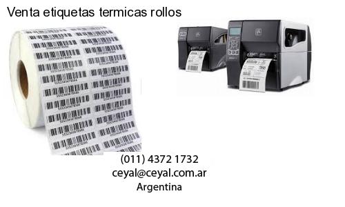 Venta etiquetas termicas rollos