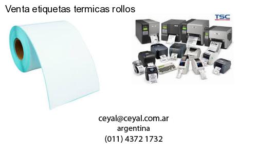 Venta etiquetas termicas rollos