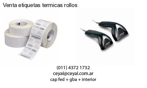Venta etiquetas termicas rollos