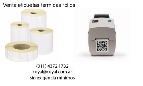 Venta etiquetas termicas rollos