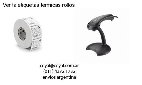 Venta etiquetas termicas rollos