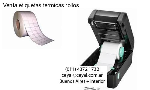 Venta etiquetas termicas rollos