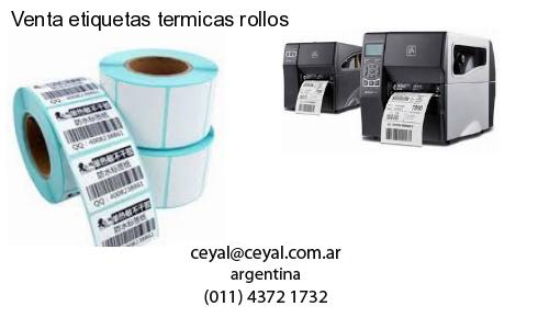Venta etiquetas termicas rollos