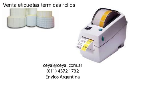 Venta etiquetas termicas rollos