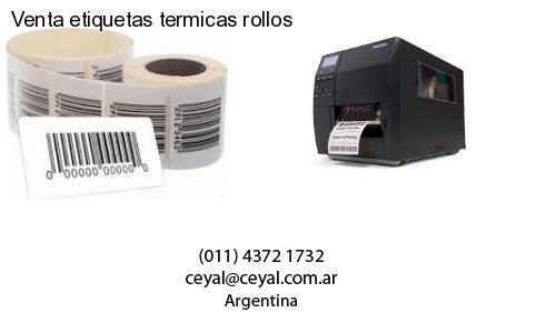 Venta etiquetas termicas rollos