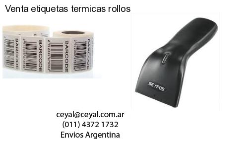 Venta etiquetas termicas rollos