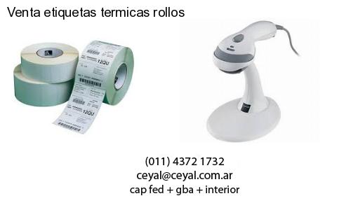 Venta etiquetas termicas rollos