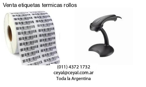 Venta etiquetas termicas rollos