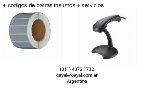   codigos de barras insumos   servicios