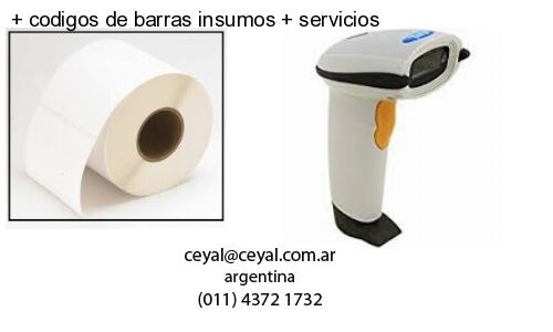 codigos de barras insumos servicios