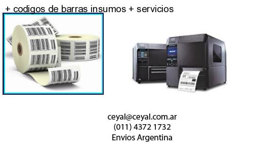   codigos de barras insumos   servicios
