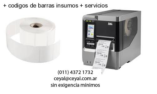   codigos de barras insumos   servicios