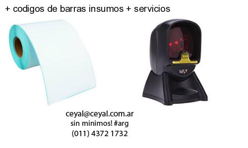   codigos de barras insumos   servicios