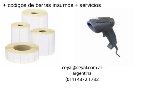   codigos de barras insumos   servicios