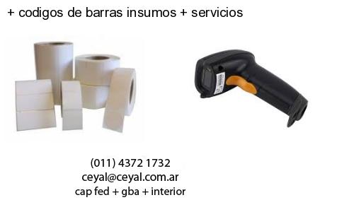  codigos de barras insumos   servicios