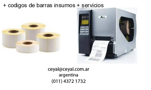   codigos de barras insumos   servicios