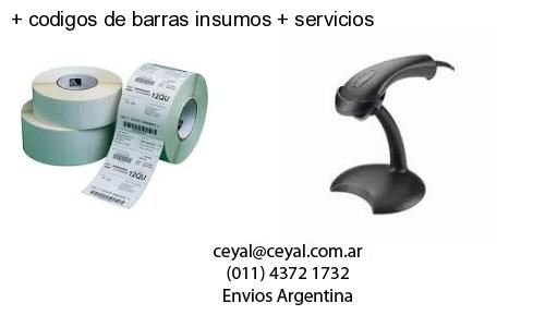   codigos de barras insumos   servicios