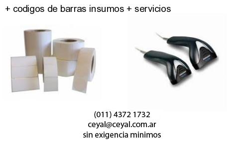   codigos de barras insumos   servicios