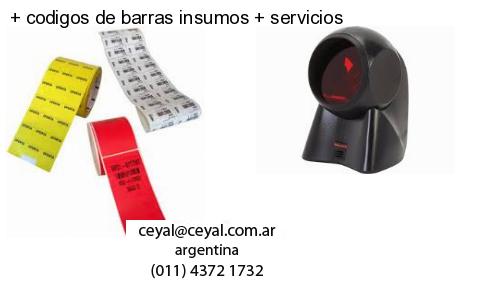   codigos de barras insumos   servicios