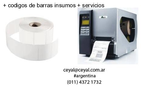   codigos de barras insumos   servicios