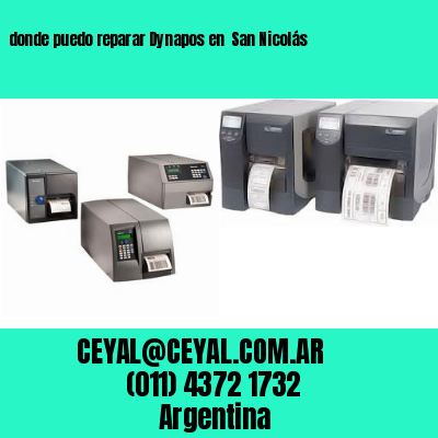 donde puedo reparar Dynapos en  San Nicolás