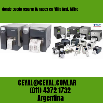 donde puedo reparar Dynapos en  Villa Gral. Mitre